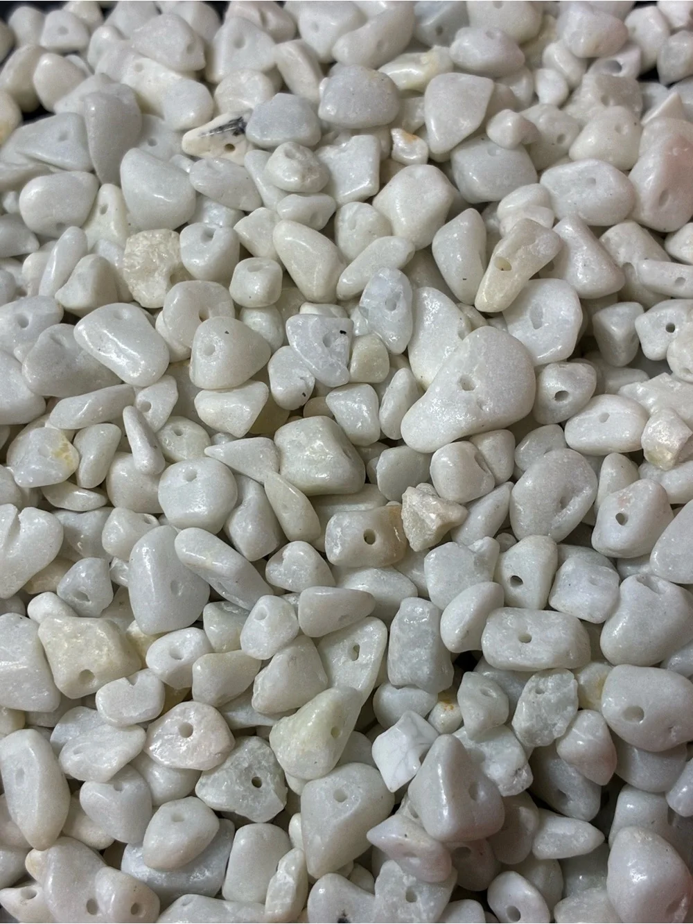 Lot of 2+ pounds assorted gemstone beads - great for jewelry making